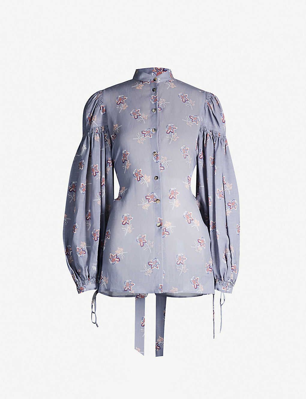 Loewe x Paula’s Ibiza floral-print woven shirt | Selfridges
