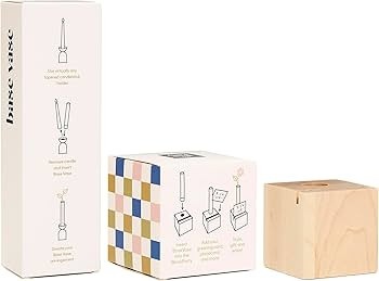 Base Vase Gift Bundle - Just Add a Flower | Bud Vase Holder That displays Greeting Cards, Place C... | Amazon (US)