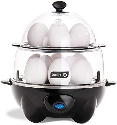 Amazon.com: DASH Deluxe Rapid Egg Cooker for Hard Boiled, Poached, Scrambled Eggs, Omelets, Steam... | Amazon (US)