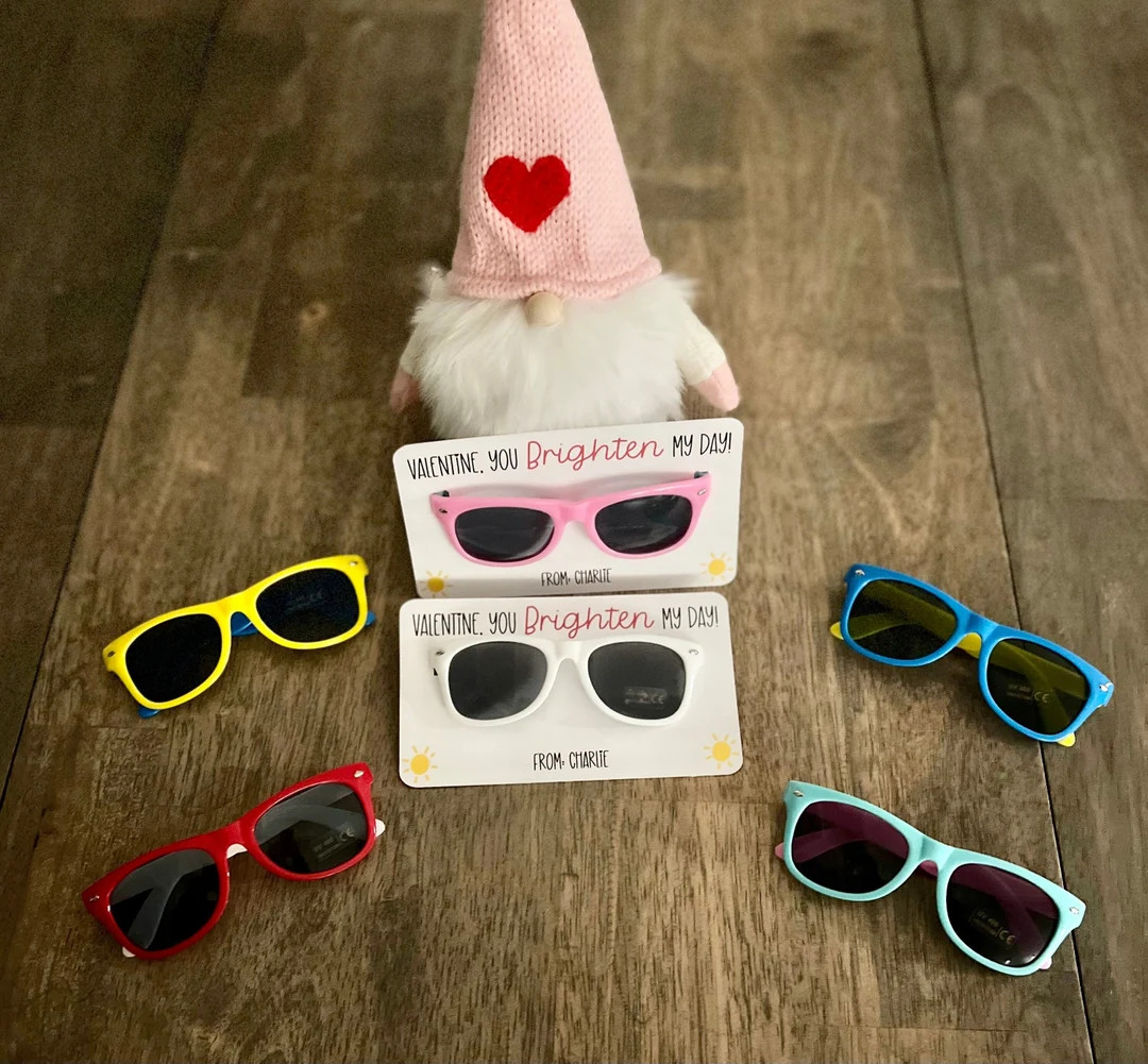 Valentine Favor, Sunglasses, Candy Free, Classroom Favor, Valentine Favor, Class Valentine - Etsy | Etsy (US)