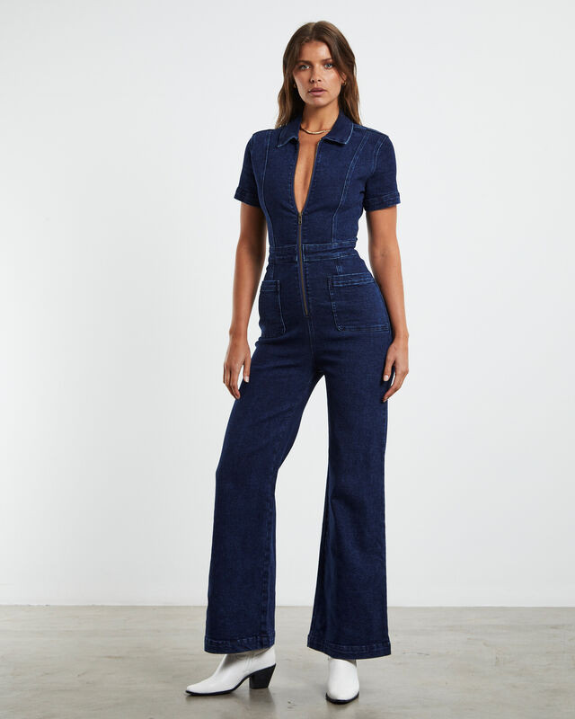 Nikki Denim Maxi Boiler Suit Mid 90's Blue | General Pants