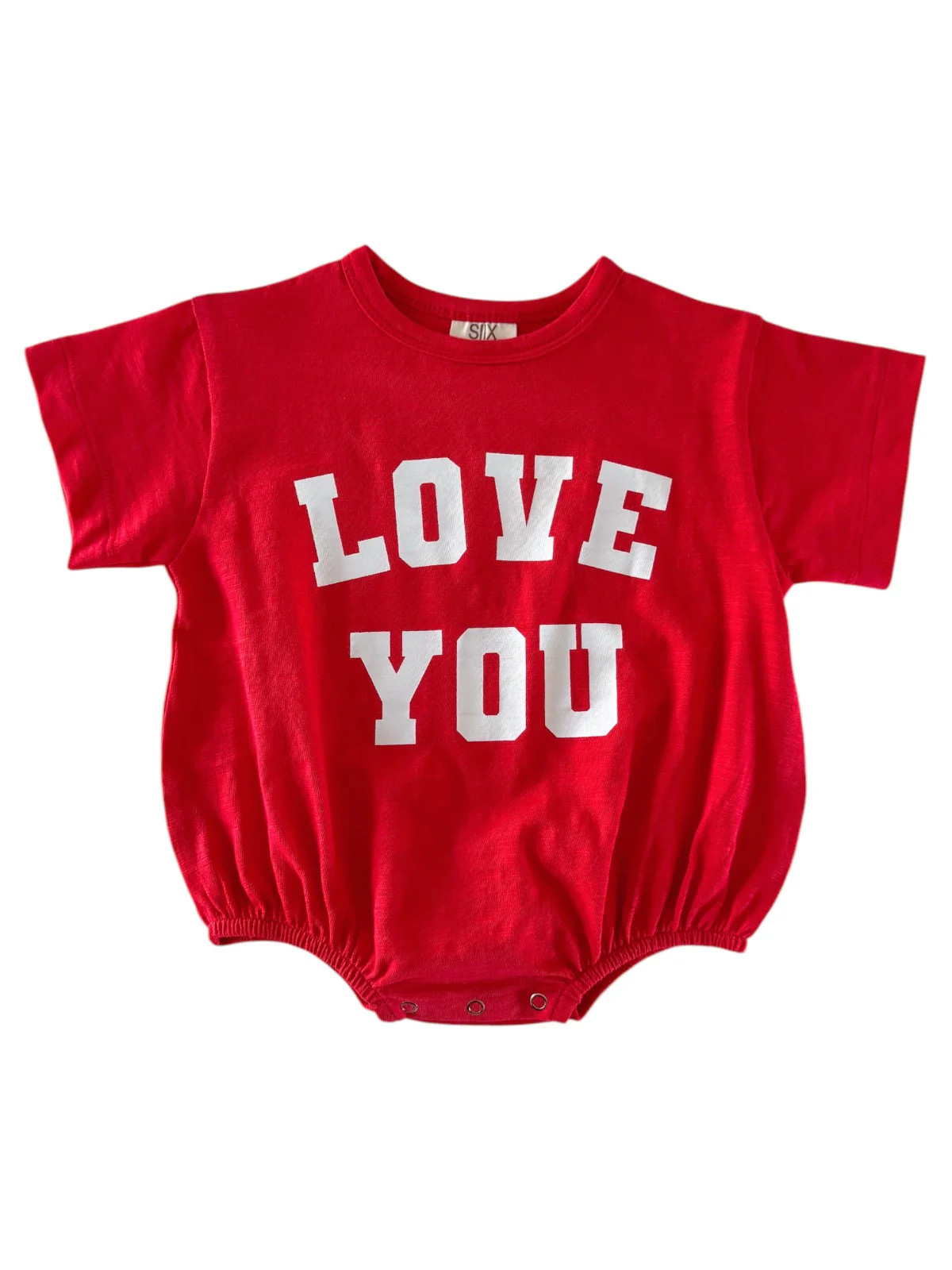 Love You / Organic Graphic T-Shirt Bubble | SpearmintLOVE