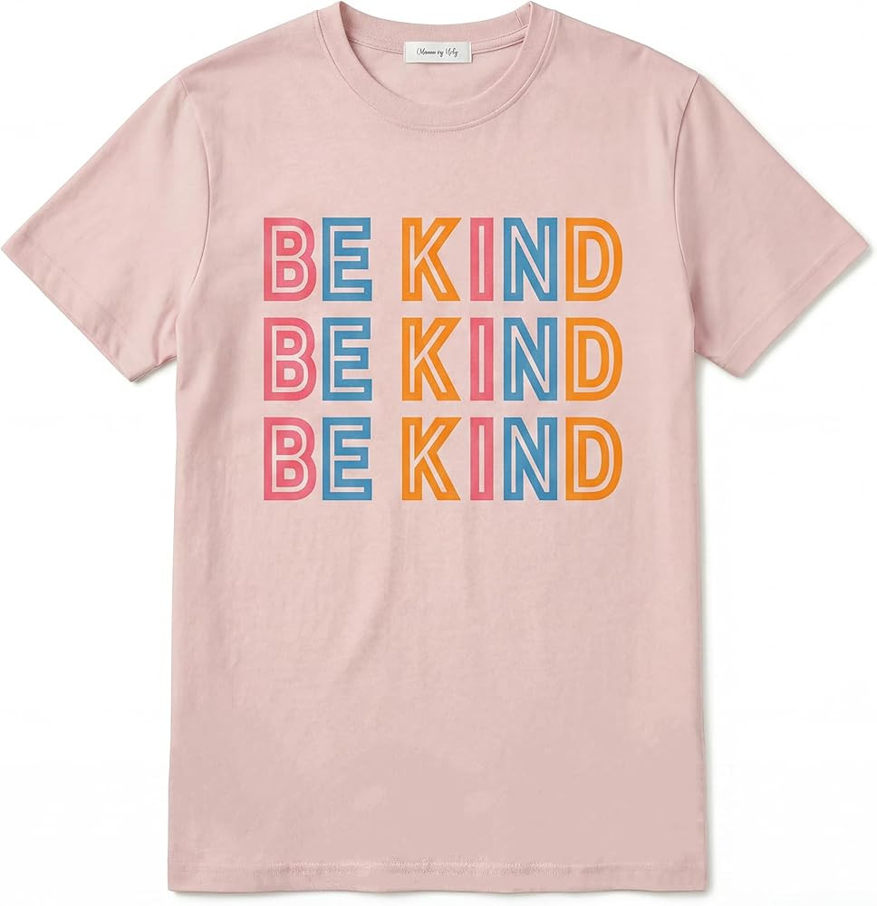 Blooming Jelly Womens Be Kind Shirt Short Sleeve Graphic Tees Loose Fit Tshirts Cute Casual Summe... | Amazon (US)