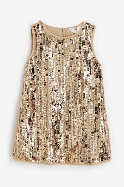 Sequined A-line Dress | H&M (US + CA)