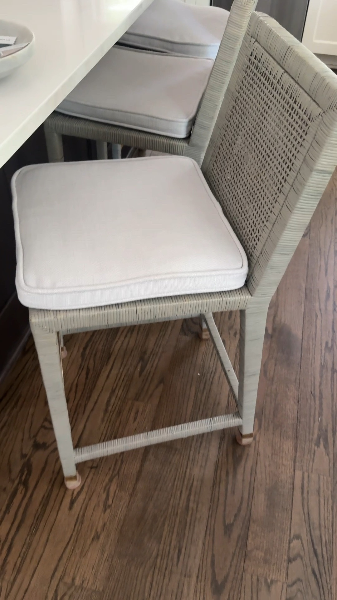 If you’re considering new counter stools, I Love the Balboa! They are gorgeous, sturdy and comfortable but most importantly, these cushions was perfectly every day. Totally kid-friendly, we’ve had them for 6 years and they will look perfect!!

#LTKHome #LTKdayinmylife #LTKstorytime