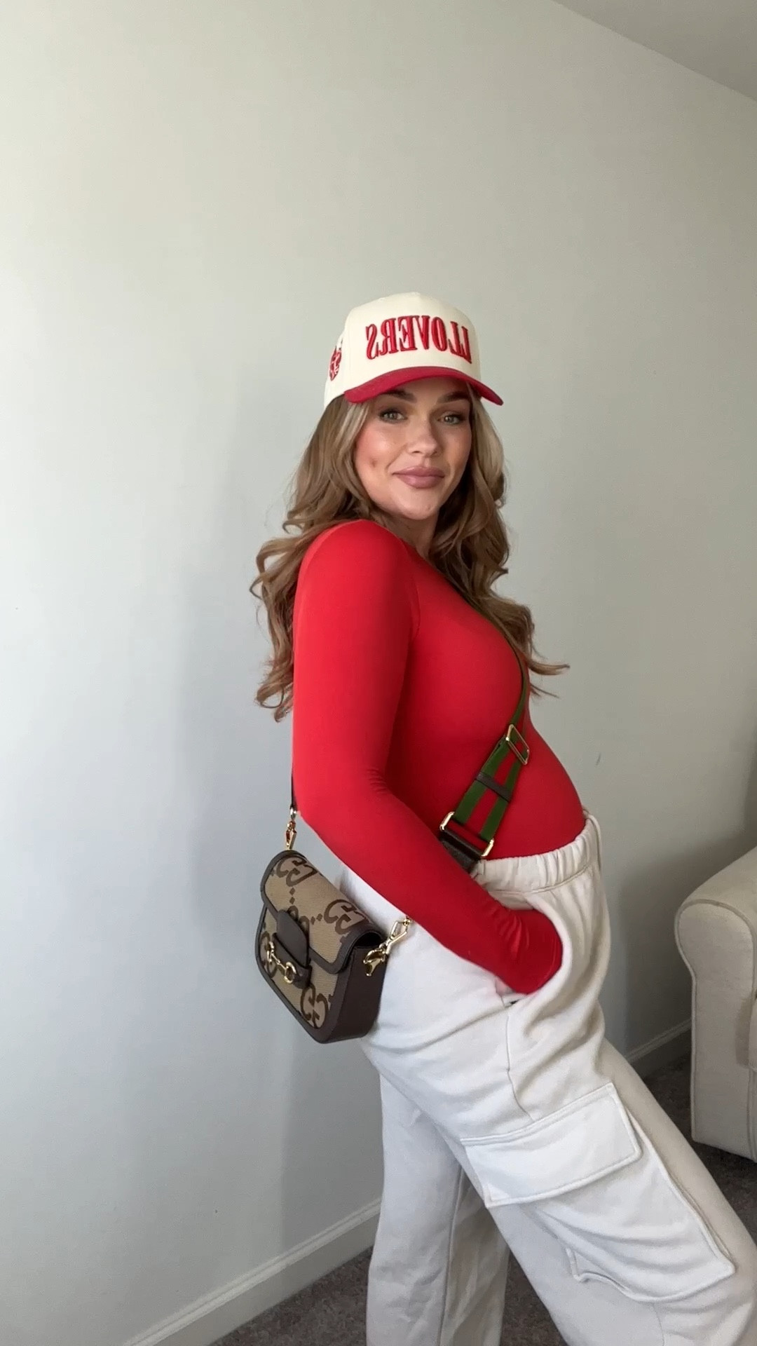 12 Days of Holiday Outfits: Day 12! This is probably what I will actually be wearing Christmas Day 😂 The BEST and most comfortable skims inspired bodysuit EVER paired with super comfy sweats and Uggs! Hat is from the brand Llovesick

#LTKfindsunder100 #LTKHoliday #LTKSeasonal