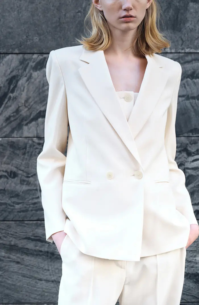 MANGO Tempo Double Breasted Blazer | Nordstrom | Nordstrom