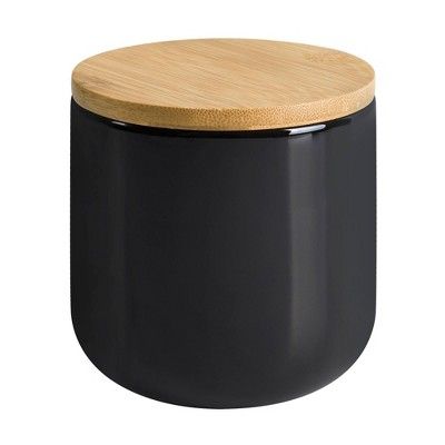 Haven Cotton Ball Jar Black - Allure Home Creations | Target