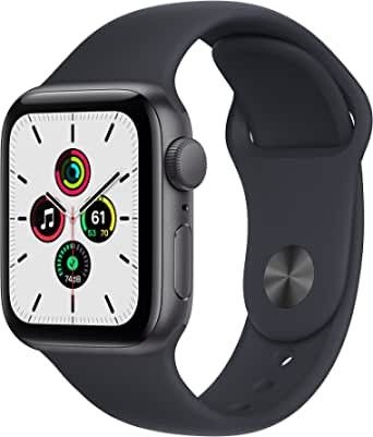 Apple Watch SE (1. Generation) (GPS, 40mm) Smartwatch - Aluminiumgehäuse Space Grau, Sportarmb... | Amazon (DE)