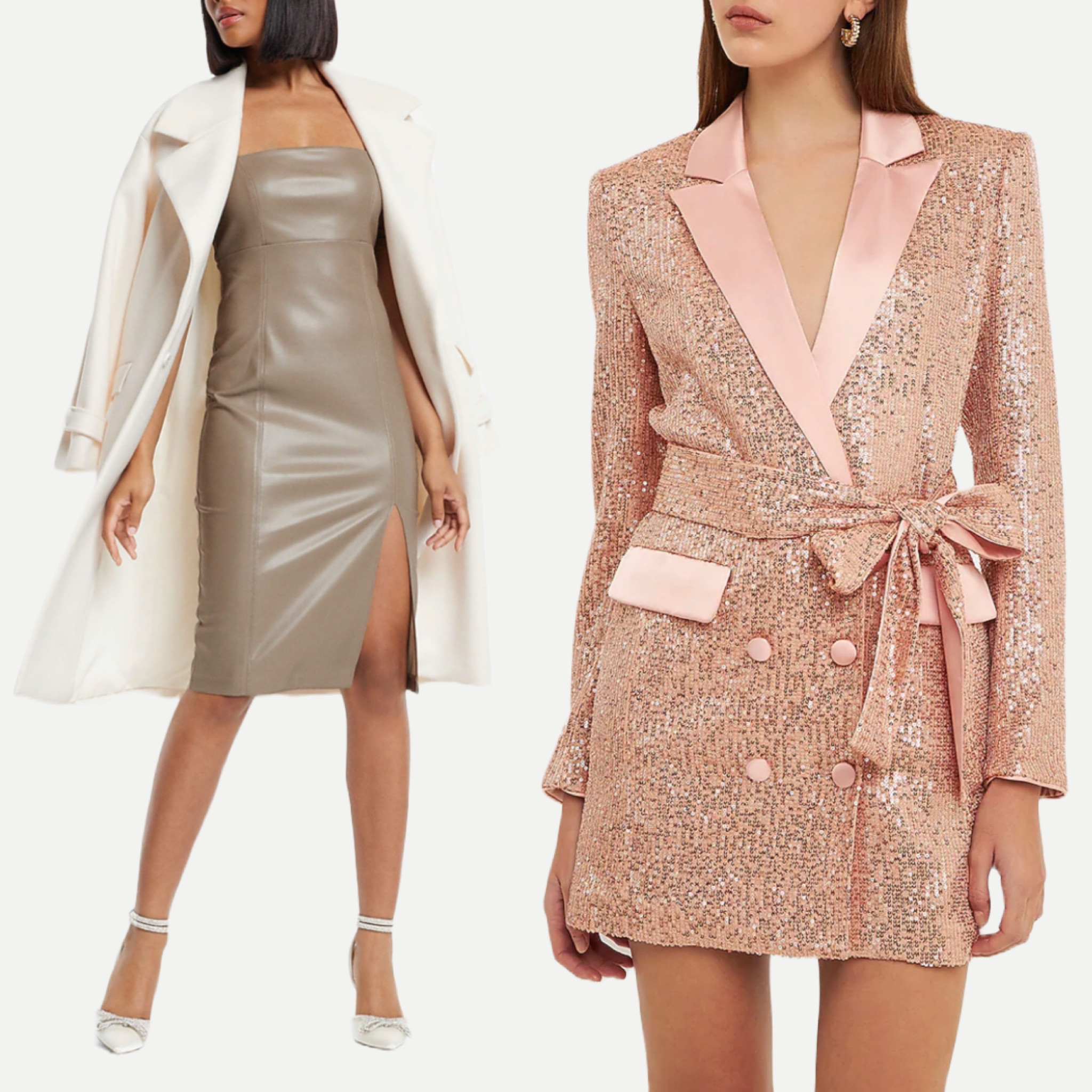 Classy new year Eve looks!! #elegant #newyearseve #nye #partydress #cocktaildress #blazerdress 

#LTKHoliday #LTKstyletip #LTKwedding