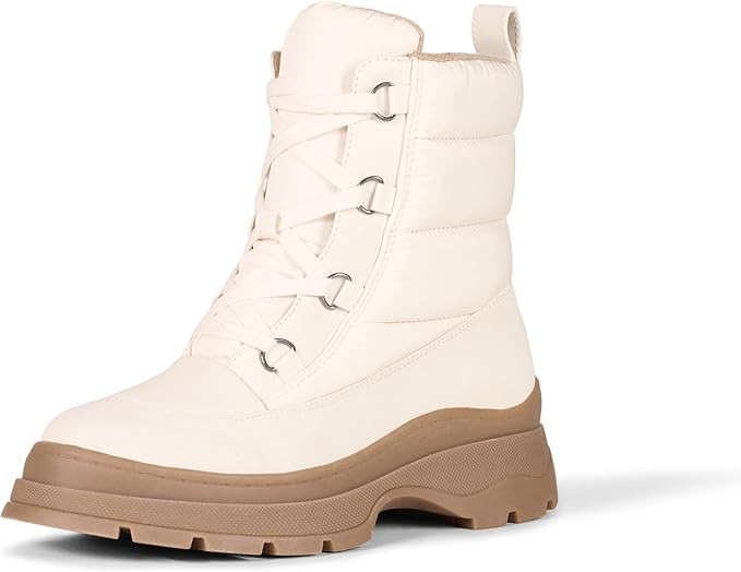 Amazon Essentials Women's Lace Up Puffer Snow Boots | Amazon (US)