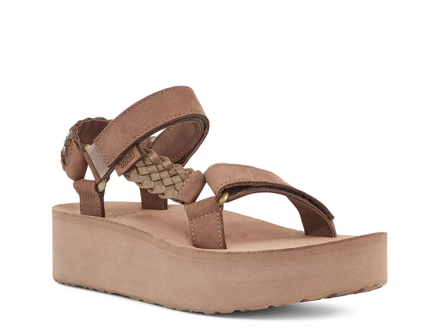 Teva Flatform Universal Interweave Wedge Sandal | Women's | Dark Brown | Size 11 | Sandals | Platfor | DSW