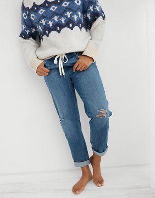 Aerie Easy Denim Pant | American Eagle Outfitters (US & CA)