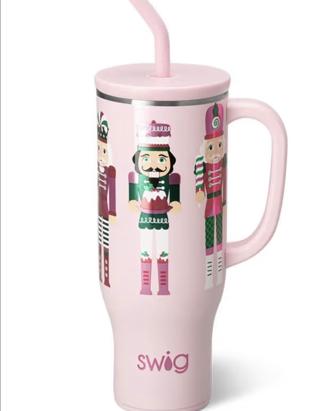 A soft-pink holiday tumbler wrapped in whimsical nutcracker charm. The glossy finish, curved silhouette, and easy-grip handle make it the perfect mix of cute + functional. Double-wall insulation keeps your cocoa steaming or your iced latte chilled, all while the festive characters bring that cheerful holiday nostalgia. Lightweight, spill-resistant, and designed for busy mornings, school drop-off, gifting, or adding a touch of magic to your daily routine. A cup that feels like Christmas joy in your hands. ✨🎄💗

⸻

✨ High-Converting Hashtags

#holidaycup #christmasmugs #nutcrackercup #pinkchristmas #swiglife #holidayfinds #holidaygiftideas #giftguide2024 #christmasaesthetic #festivefavorites #pinklover #girlygifts #christmasessentials #holidaydrinks #ltkhome #ltkfinds #amazonfinds #cozyseason #christmasvibes #stockingstuffers #trendyheidifinds #buythisnow #holidaymusthaves #winterfavorites #drinkwareobsessed

#LTKHoliday #LTKdayinmylife #LTKGiftGuide