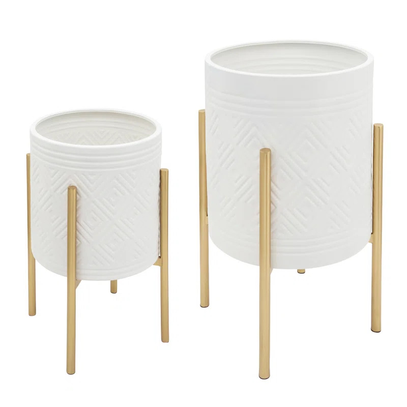 Funches 2 - Piece Pot Planter Set | Wayfair North America