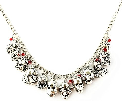 Halloween Horror Charm Necklace Gifts for Woman Men(1) | Amazon (US)