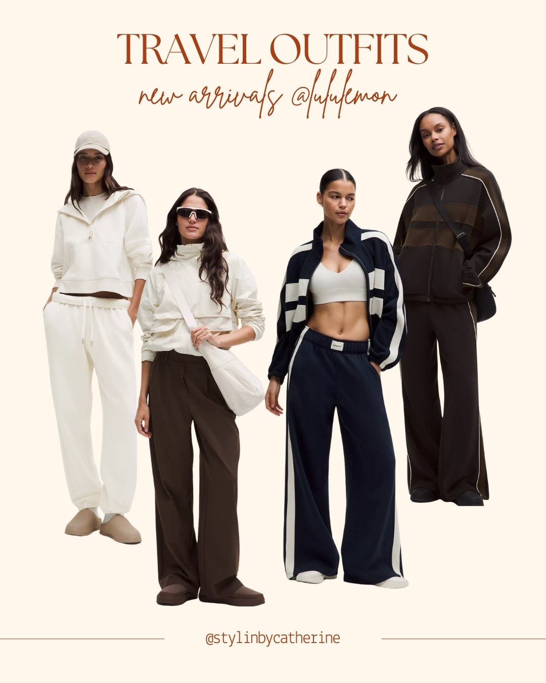 Travel outfits. Airport outfits. Everyday casual wear. Comfy wear. Lululemon new arrivals. Spring new arrivals 

#LTKcanada #LTKstyletip #LTKfitness