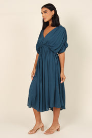 Elsie Batwing Midi Dress - Teal | Petal & Pup (US)