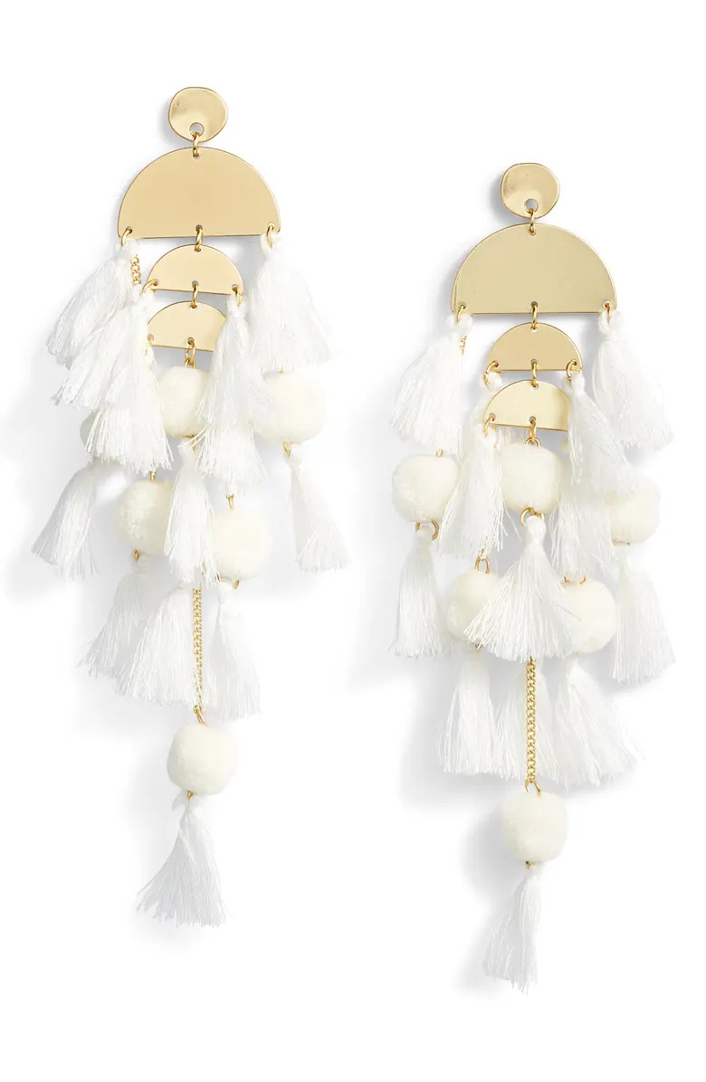 Stella + Ruby Calypso Tassel Statement Earrings | Nordstrom | Nordstrom