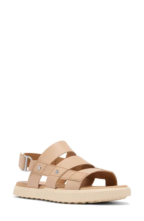 SOREL Ona Ave Slingback Sandal in Honest Beige/Bleached Ceramic at Nordstrom, Size 11 | Nordstrom