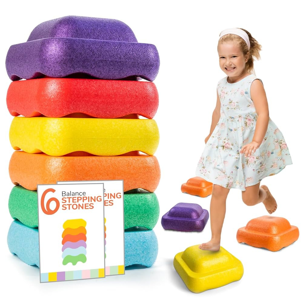 Balance Stepping Stones for Kids, Sensory Toy to Promote Coordination, Obstacle Course for Toddle... | Amazon (US)