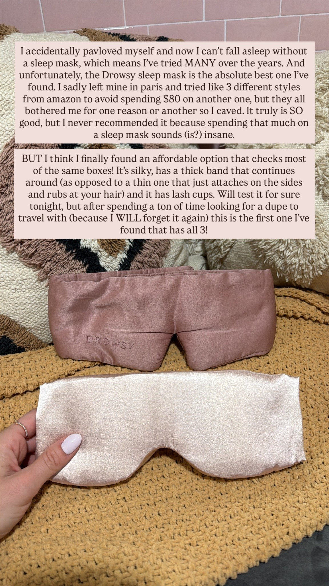 The BEST sleep masks! 

#LTKselfcare #LTKGiftGuide