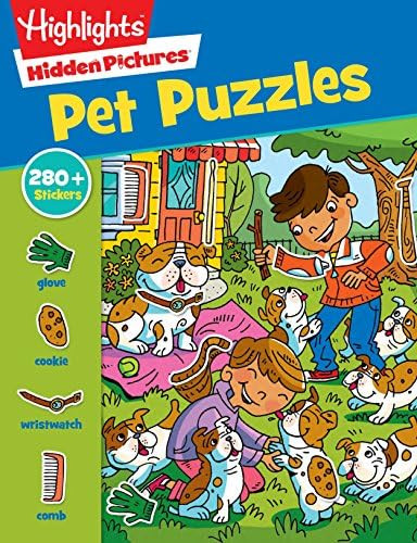 Pet Puzzles (Highlights™ Sticker Hidden Pictures®) | Amazon (US)