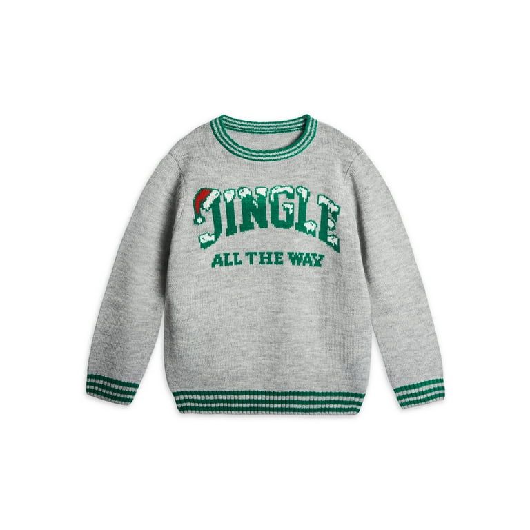 Holiday Time Big Boys Christmas Sweater, Sizes 4-18 | Walmart (US)