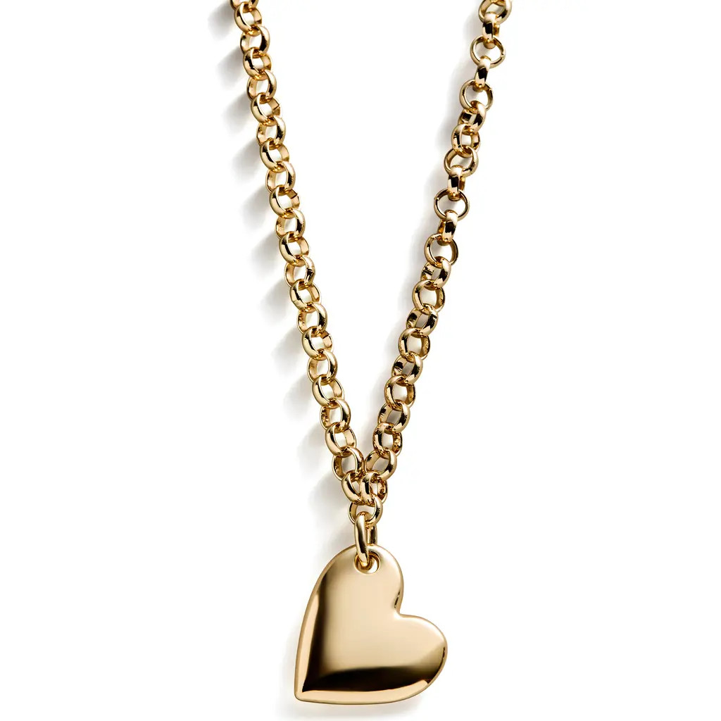 BaubleBar Millie Long Bubble Heart Necklace in Gold at Nordstrom Rack | Nordstrom Rack