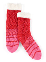 Shiraleah Jovie Slipper Socks, Red | Shiraleah