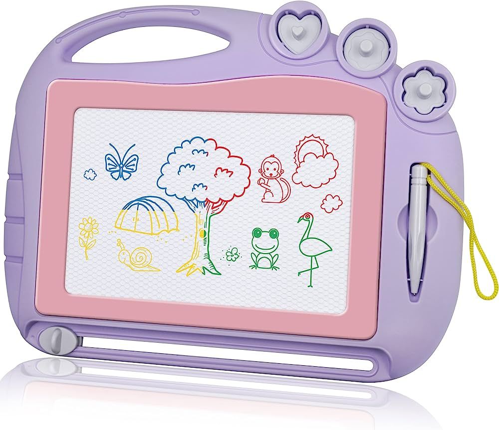 AiTuiTui Magnetic Drawing Board Toddler Toys for Girls Gifts, Erasable Sketch Writing Doodle Pad ... | Amazon (US)