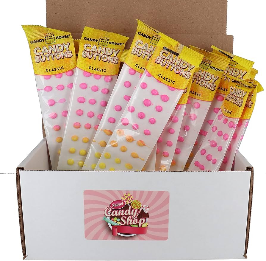 SECRET CANDY SHOP Candy House Candy Buttons Candy Drops (Individually Wrapped) (Original, Pack of... | Amazon (US)