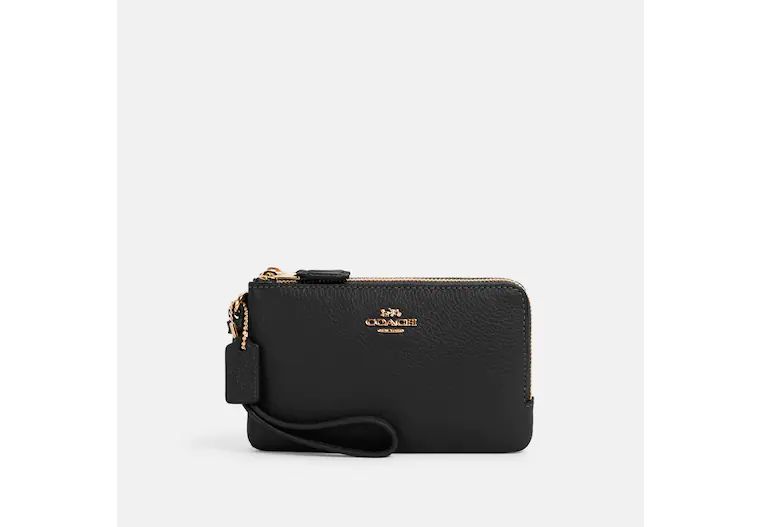 Double Corner Zip Wristlet | Coach Outlet