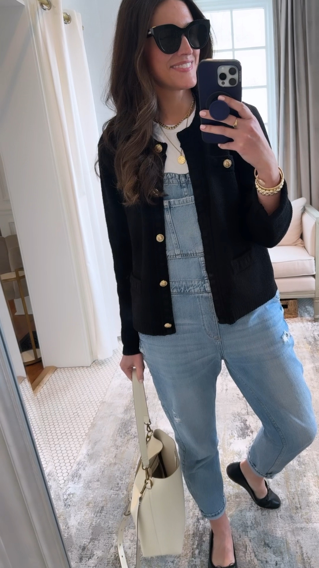 Overalls + a ladylike cardigan felt like an easy unexpected combo. Both are old, but I’ve tagged some styles I would shop if I were looking to update these go-to pieces in my closet 🤍

#LTKSeasonal #LTKover40 #LTKVideo