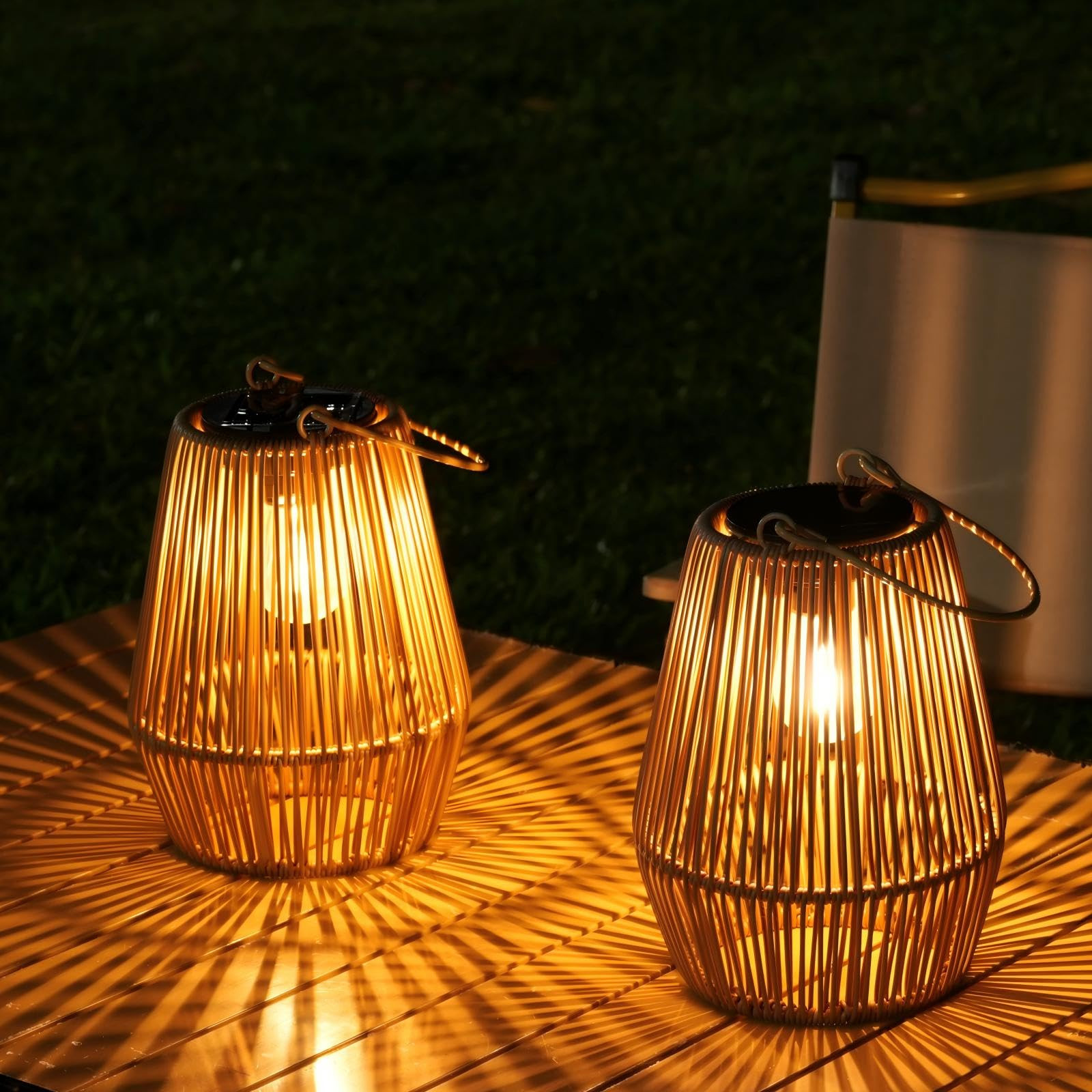 Solar Lanterns, KagoLing Solar Lanterns Outdoor Waterproof Gifts for Women Hanging Lights Outdoor... | Amazon (US)