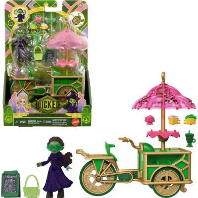 Universal Pictures’ Wicked Emerald City Dessert Cart Toy with Cart, Small Doll & 7 Accessories | Target