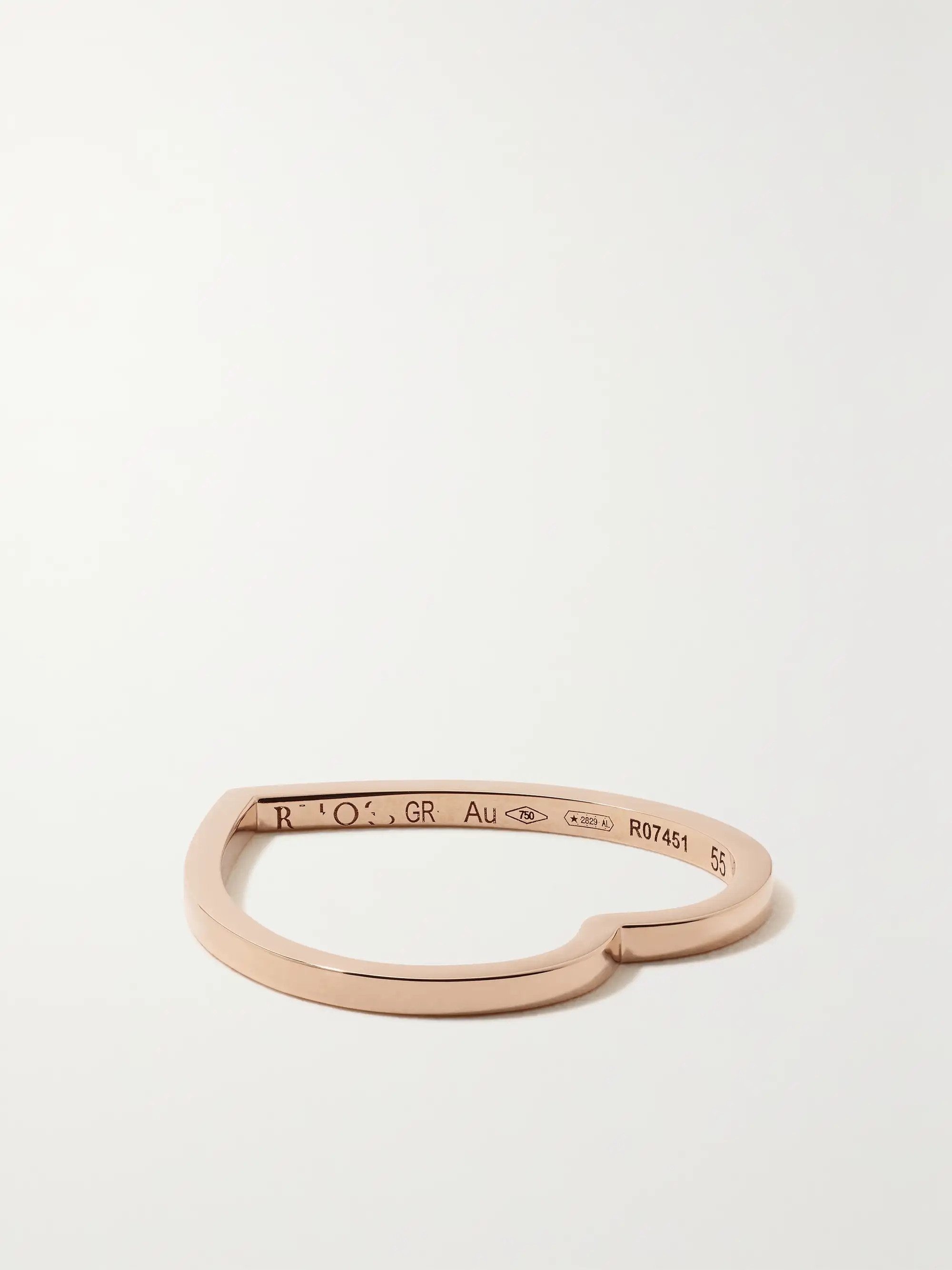 Antifer Hearts 18-karat rose gold ring | NET-A-PORTER (US)