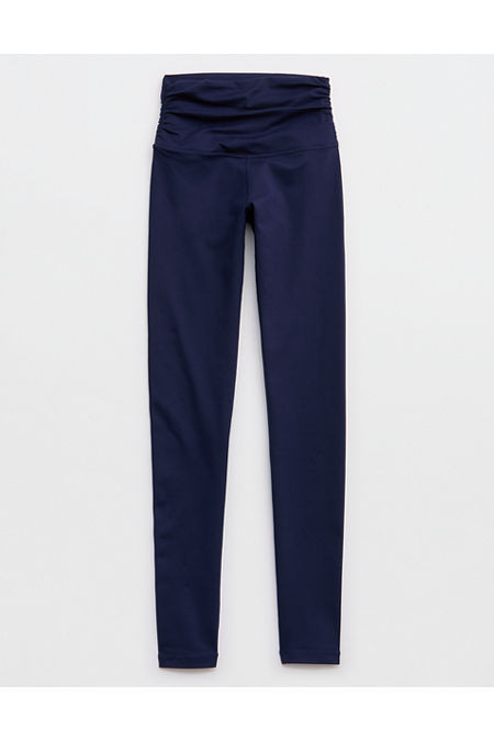 OFFLINE By Aerie The Hugger Ruched Legging Women's Royal Navy XXS | American Eagle Outfitters (US & CA)