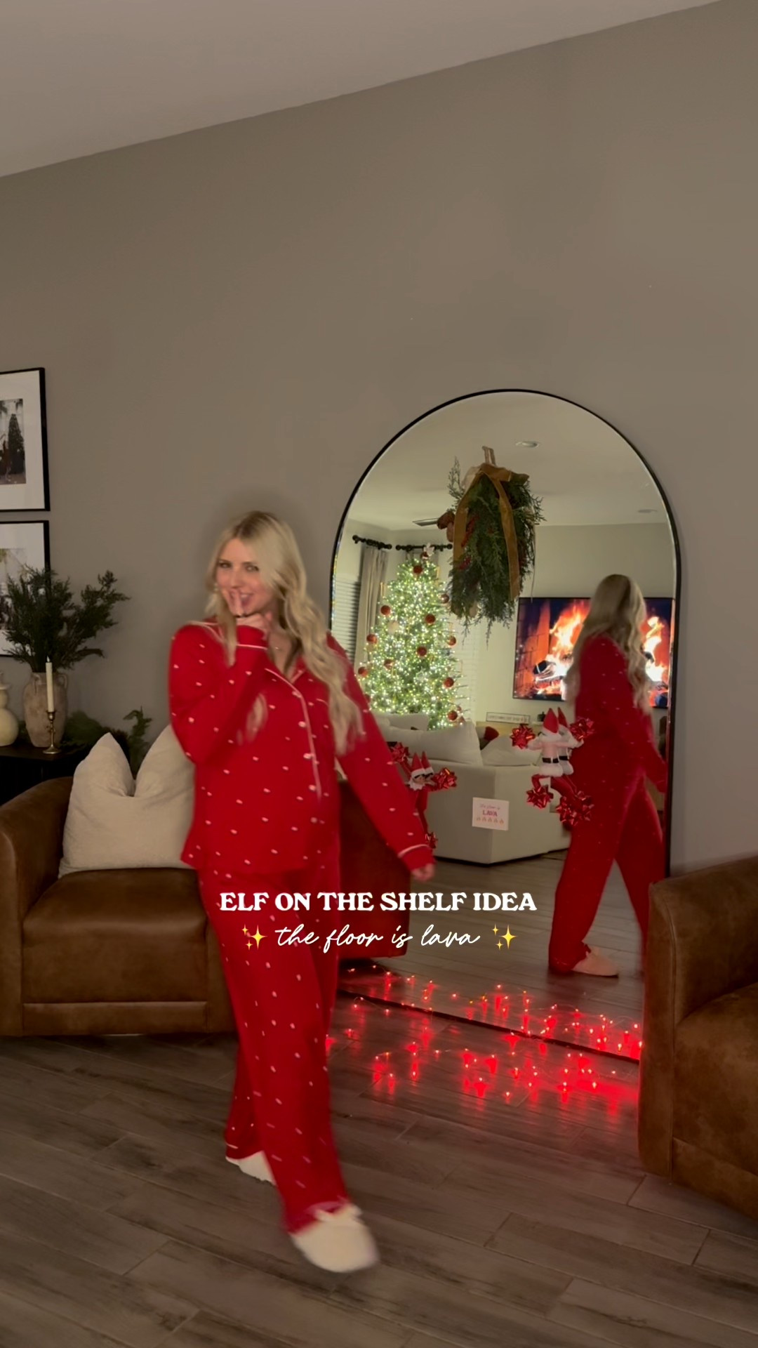 Elf on the shelf idea ✨ the floor is lava! 