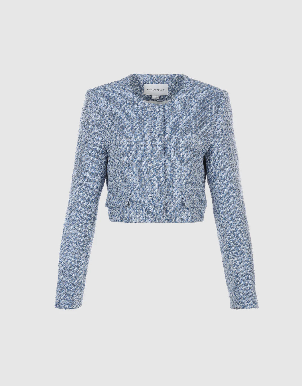 Cropped Tweed Jacket | Urban Revivo
