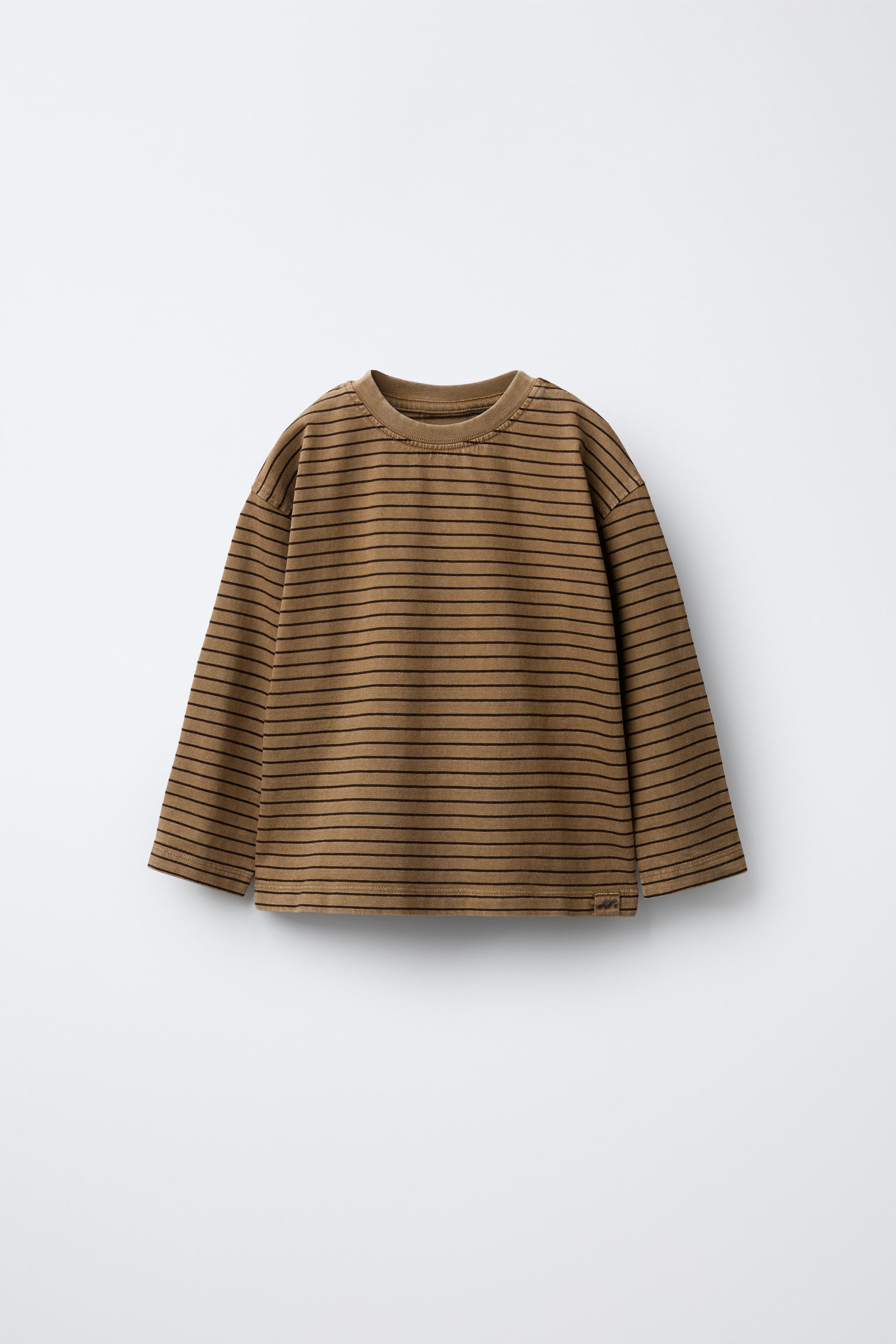STRIPED LOGO T-SHIRT | Zara US