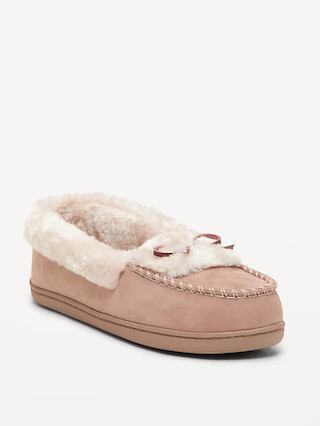 Cozy-Lined Moccasin Slippers for Women | Old Navy (US)