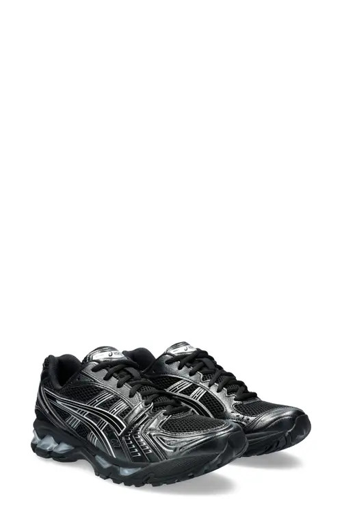 ASICS® Gender Inclusive GEL-KAYANO® 14 Sneaker in Black/pure Silver at Nordstrom | Nordstrom