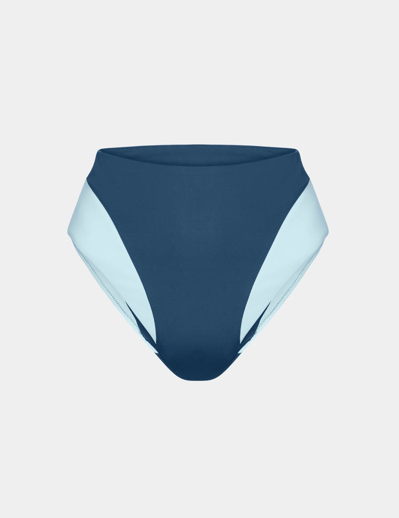 High Rise Bikini Swim Bottom - Color Block | Knix