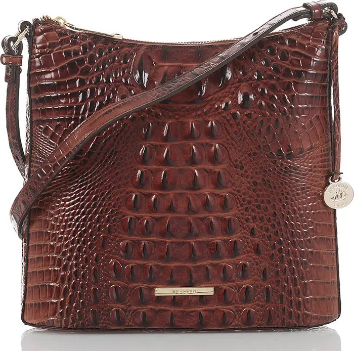 Katie Croc Embossed Leather Crossbody Bag | Nordstrom