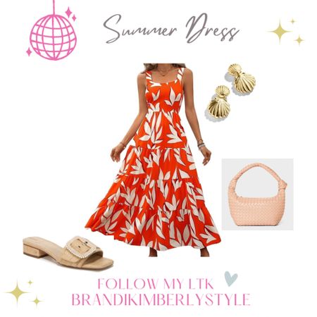 This summer maxi dress is perfect for your upcoming trip. I adore the bright leafy pattern. It comes in other colors/patterns too. Gives me vacation to a resort vibes. Aren’t these shell earrings the cutest?!? 

Get all the details right here 💕
Summer looks, summer outfit, summer dresses, summer style, Amazon finds BrandiKimberlyStyle,

#LTKOver40 #LTKStyleTip #LTKSeasonal