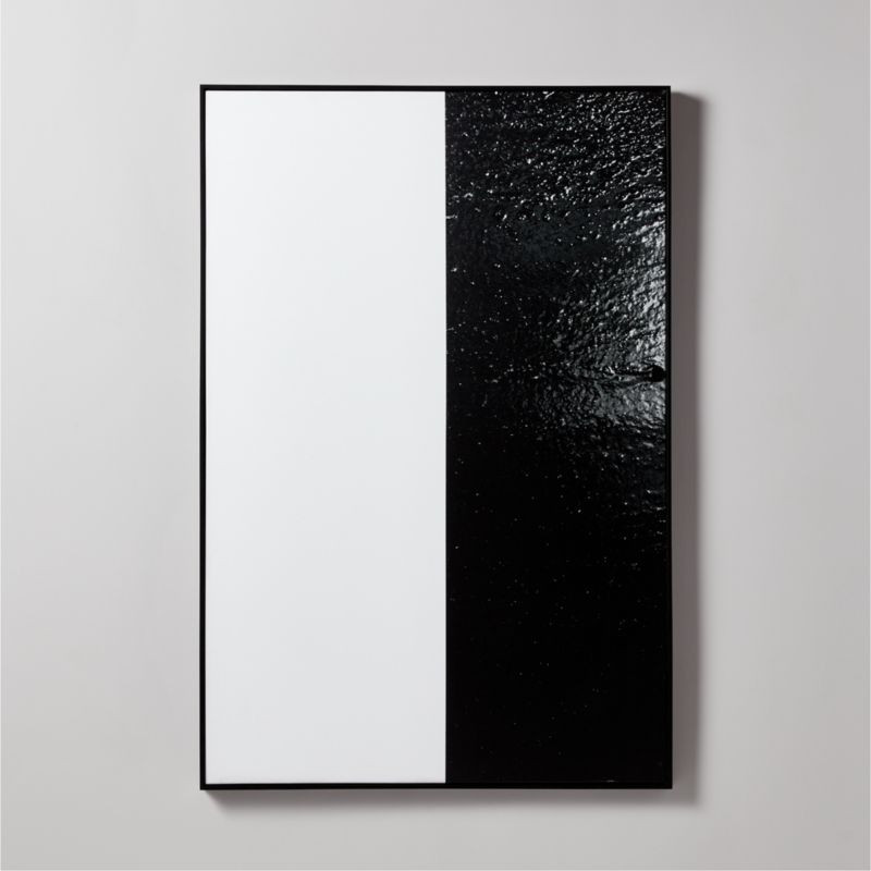 Vulcano IX' Textured Grey Modern Wall Art Print by Fabian Albertini 41''x61'' | CB2 | CB2