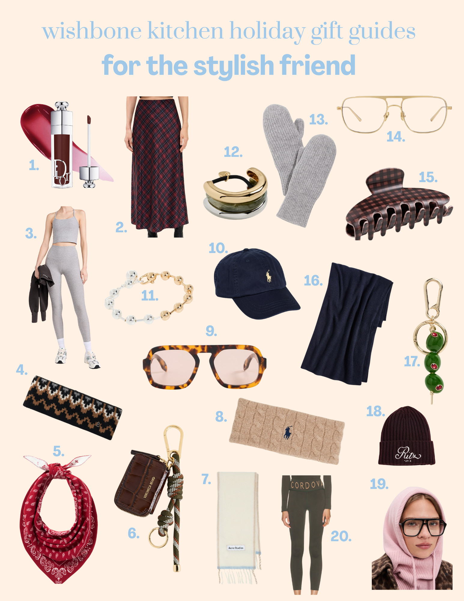 Holiday Gift Guide #3  - gifts for your stylish friend! 

 