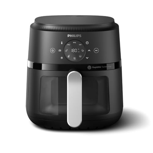 Philips 2000 Series Airfryer - RapidAir Technology, 13-in-1 Ways to Cook, 4.4QT Capacity, Healthier Meals Up to 90% Less Fat, Easy to Clean, Dishwasher Safe, Touchscreen Control, HomeID App (NA221/00) | Amazon (US)