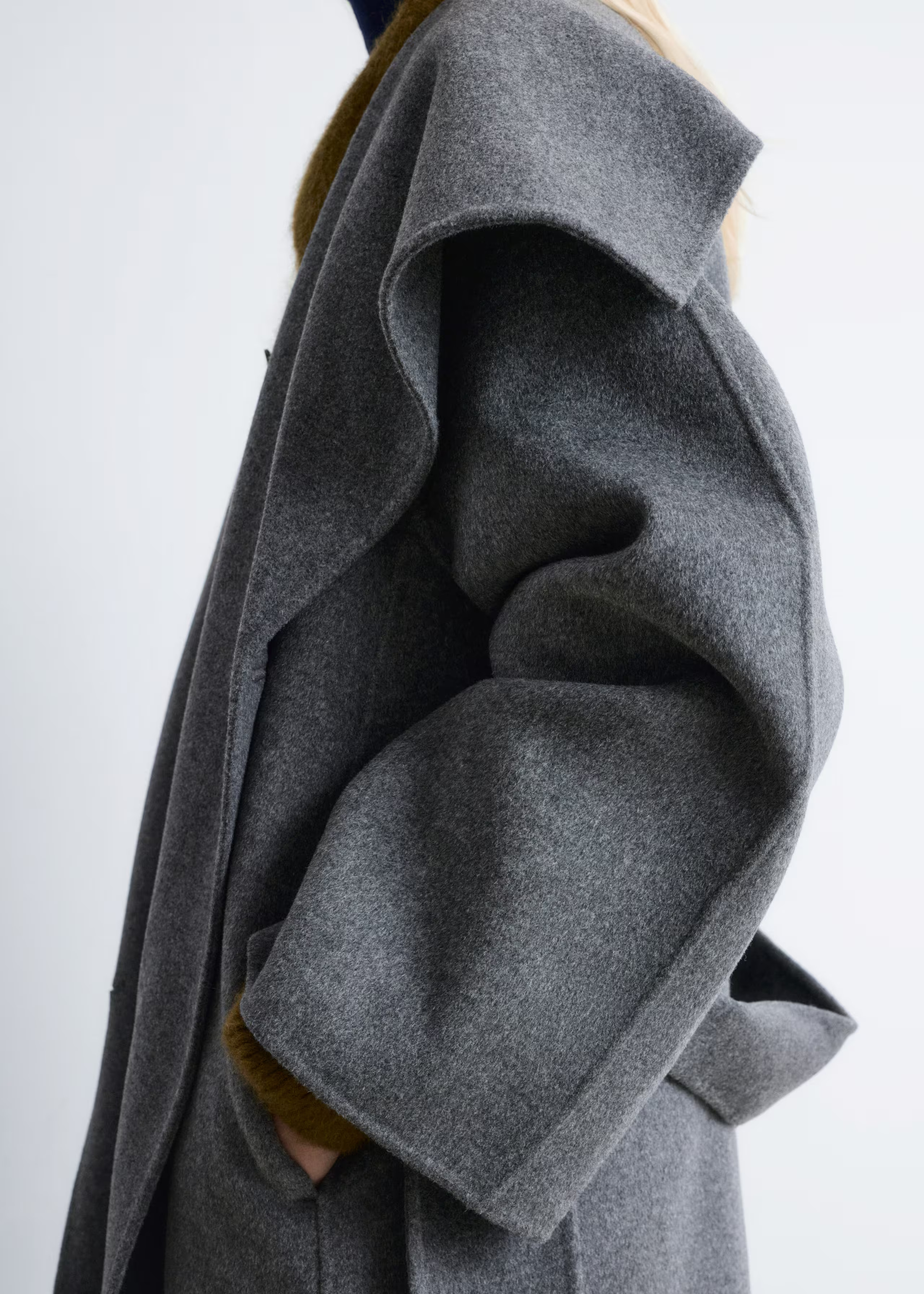 Shawl-Collar Wool Maxi Coat | & Other Stories UK